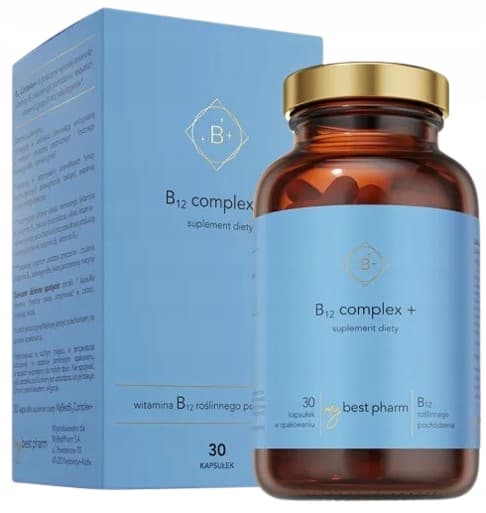 MyBest B12-komplex + Vitamin B-komplex 30 kapslar