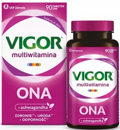 VIGOR MULTIVITAMIN ONA vitaminer og mineraler til kvinder 90 tabletter