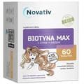 Miniatyrbild 3 av 3: BIOTIN MAX + ZINK + SILICON hårvitaminer Novativ 75 tabletter