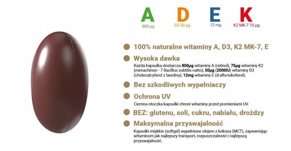 Altopharma ADEK i MCT-olja 120 kapslar