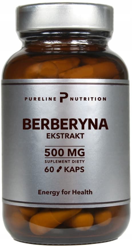 BERBERINEXTRAKT 500 mg VIKTMINSKNING Pureline Nutrition 60 kapslar