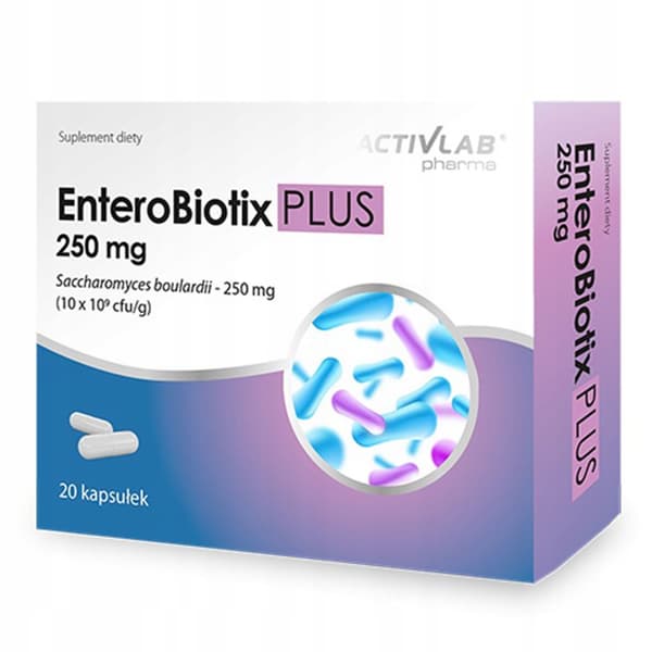 ENTEROBIOTIX PLUS 250 mg probiotisk immunitet ActivLab 20 kapslar