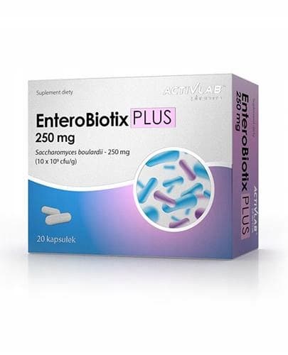 ENTEROBIOTIX PLUS 250 mg probiotisk immunitet ActivLab 20 kapslar