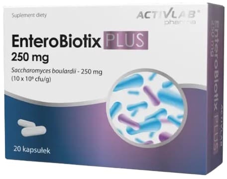 ENTEROBIOTIX PLUS 250 mg probiotisk immunitet ActivLab 20 kapslar