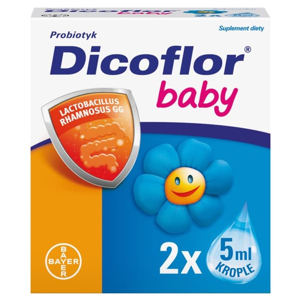 Dicoflor Baby probiotiska droppar för barn 2 x 5 ml