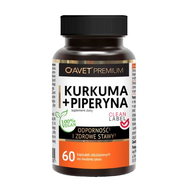 Gurkmeja + Piperin LEDIMMUNITET Avet Premium 60 kapslar