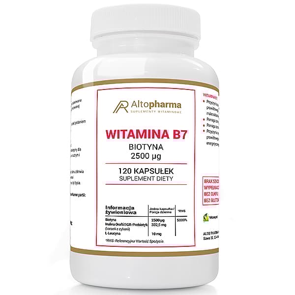 Altopharma B7-vitamiini biotiini 2500 ug 120 kapselia