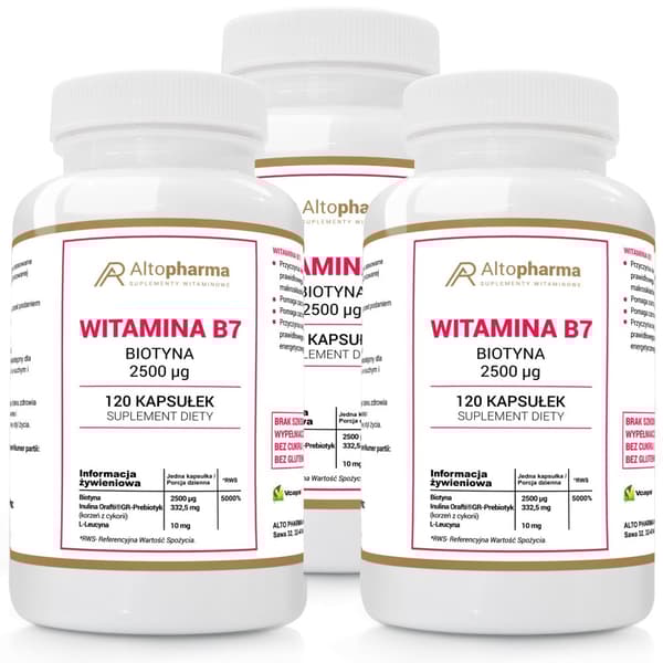 Altopharma B7-vitamiini biotiini 2500 ug 120 kapselia