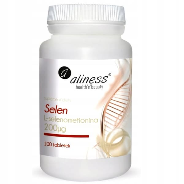 ALINESS Selen L-selenometionin 200µg Immunitet Spermatogenes 100 tabletter