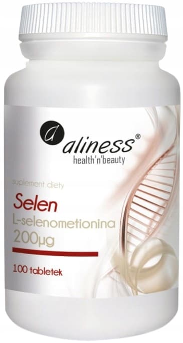 ALINESS Selen L-selenometionin 200µg Immunitet Spermatogenes 100 tabletter