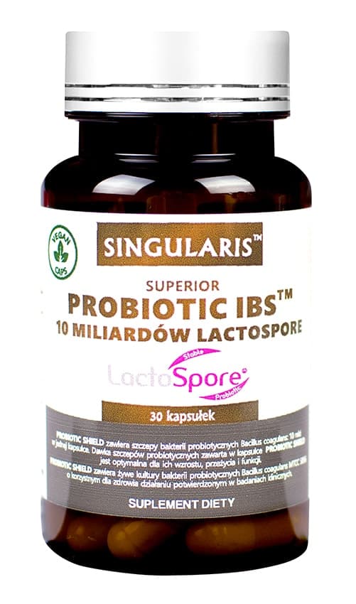 SINGULARIS Probiotisk IBS 10 miljarder laktosporer PROBIOTISK IMMUNITET 30 kapslar