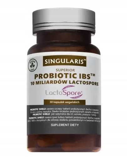 SINGULARIS Probiotisk IBS 10 miljarder laktosporer PROBIOTISK IMMUNITET 30 kapslar