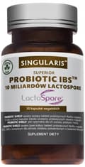 Miniatyrbild 1 av 6: SINGULARIS Probiotisk IBS 10 miljarder laktosporer PROBIOTISK IMMUNITET 30 kapslar