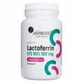 Miniatyrbild 6 av 11: ALINESS Laktoferrin LFS 90 % 100 mg LAKTOFERINA järnabsorption 60 kapslar.