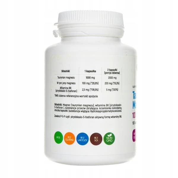 ALINESS Magnesiumtaurat 100 mg + vitamin B6 HJÄRTSAMMANGNINGAR BLODTRYCK 100k