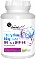 Miniatyrbild 1 av 11: ALINESS Magnesiumtaurat 100 mg + vitamin B6 HJÄRTSAMMANGNINGAR BLODTRYCK 100k