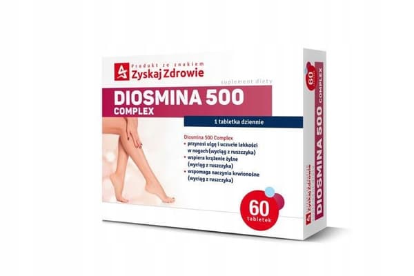 GAIN HEALTH Diosmina 500 Kompleks 60 tabletter