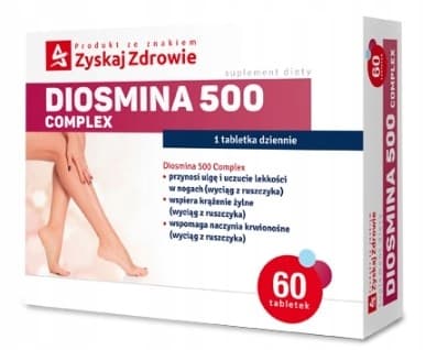 GAIN HEALTH Diosmina 500 Kompleks 60 tabletter