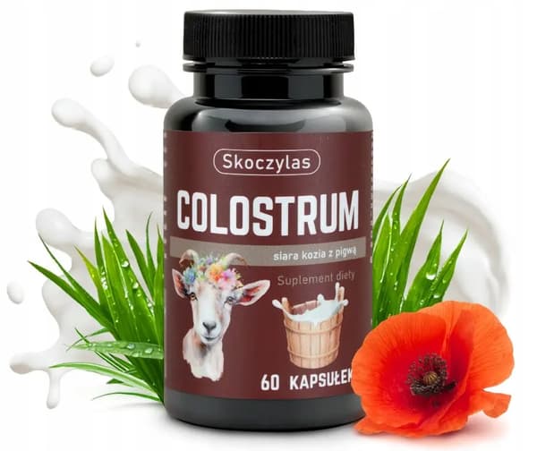 SKOCZYLAS Colostrum GEDERÅLSKOLOSTRUM med kvæde IMMUNITET 60 kapsler