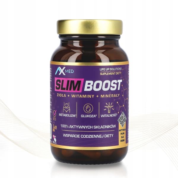SLIM BOOST SLIMMING urter vitaminer mineraler AX Med 60 kapsler