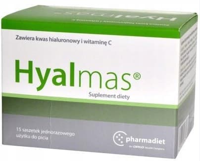 HYALMAS pulver hyaluronsyra FÖR LEDER SENOR pulver 15 påsar