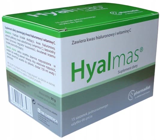 HYALMAS pulver hyaluronsyra FÖR LEDER SENOR pulver 15 påsar