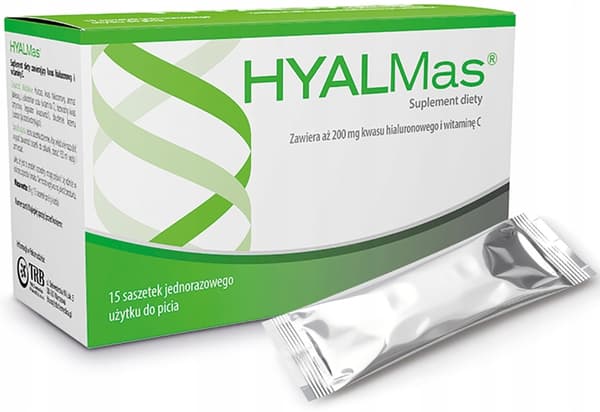 HYALMAS pulver hyaluronsyra FÖR LEDER SENOR pulver 15 påsar