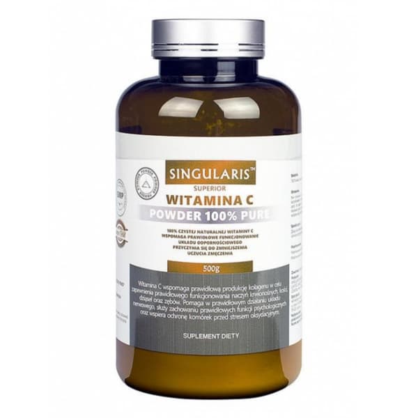 SINGULARIS C-vitaminpulver 100 % rent pulver IMMUNITET 500 g