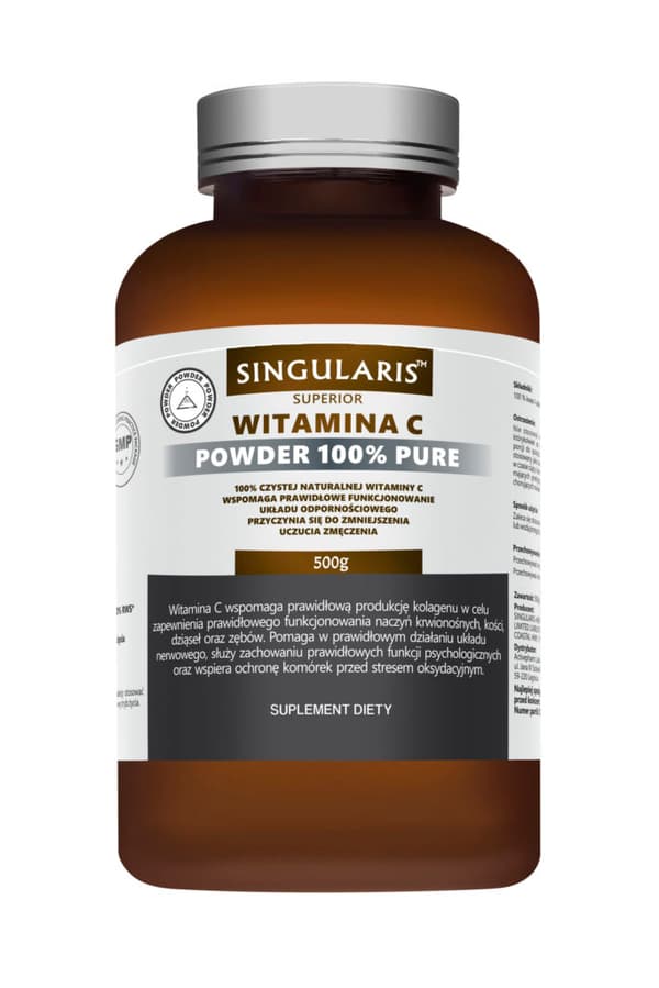 SINGULARIS C-vitaminpulver 100 % rent pulver IMMUNITET 500 g