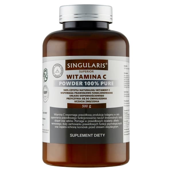SINGULARIS C-vitaminpulver 100 % rent pulver IMMUNITET 500 g