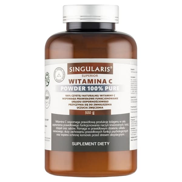 SINGULARIS C-vitaminpulver 100 % rent pulver IMMUNITET 500 g