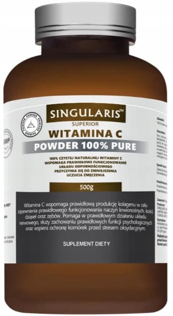 SINGULARIS C-vitaminpulver 100 % rent pulver IMMUNITET 500 g