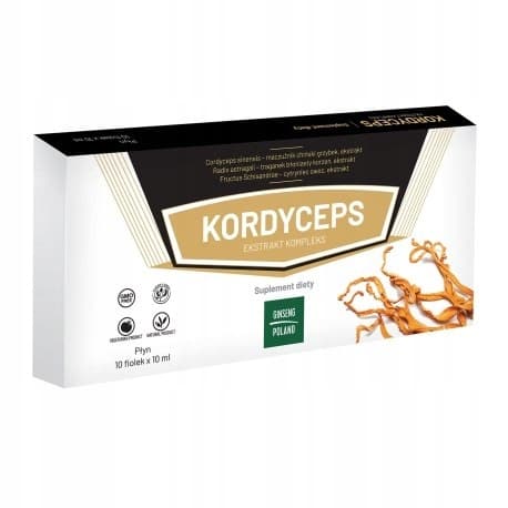 Cordyceps-extrakt Ginseng Polen Cordyceps-komplex 10 injektionsflaskor med 10 ml