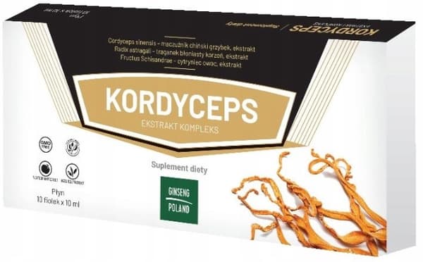 Cordyceps-extrakt Ginseng Polen Cordyceps-komplex 10 injektionsflaskor med 10 ml