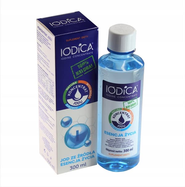JODICA Naturligt jodkoncentrat med mineraler SHIELD IMMUNITET 300 ml