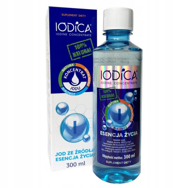 JODICA Naturligt jodkoncentrat med mineraler SHIELD IMMUNITET 300 ml