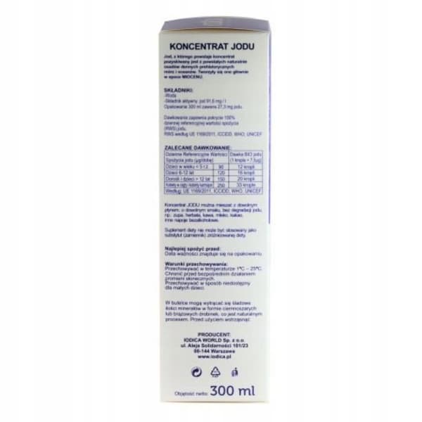 JODICA Naturligt jodkoncentrat med mineraler SHIELD IMMUNITET 300 ml