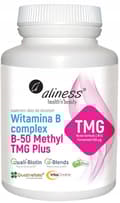 Miniatyrbillede 1 af 11: ALINESS Vitamin B-50 Methyl TMG Plus COMPLEX methyleret 100 kapsler