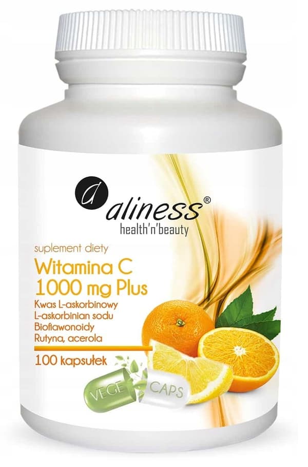 ALINESS C-vitamin Plus 1000 mg HESPERIDIN RUTIN immunitet 100 kapsler