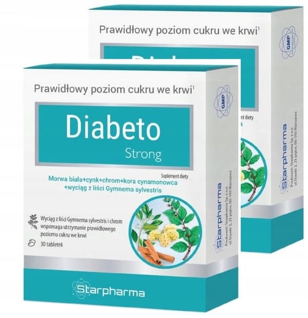 DIABETO STRONG blodsukkerniveau Starpharma 30 tabletter