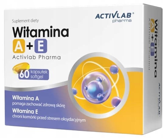 ACTIVLAB A+E-VITAMIINI 800 mcq + 12 mg SKIN VISION 60 kapselia