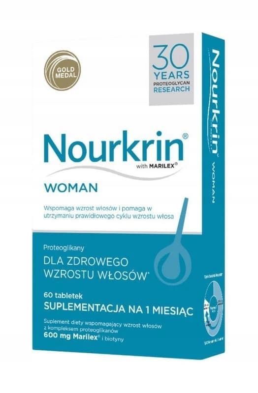 Nourkrin Woman Proteoglykaner för hårväxt för kvinnor 60 tabletter