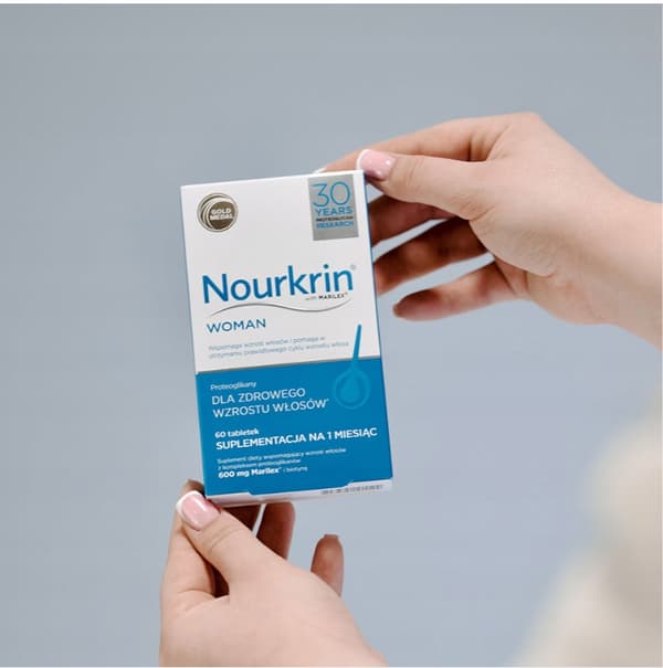 Nourkrin Woman Proteoglykaner för hårväxt för kvinnor 60 tabletter