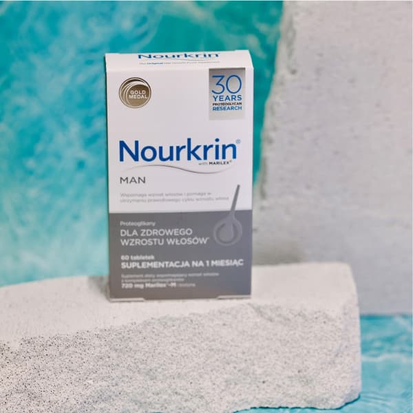 Nourkrin Man Proteoglykaner för hårväxt för män 60 tabletter