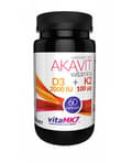 Miniatyrbild 3 av 3: AKAVIT D3 2000 + K2 MK-7 100 uq vitamin DK BENIMMUNITET Vitadiet 60 kJ.