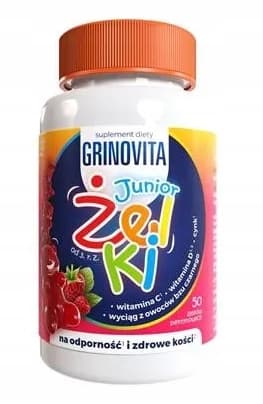 Grinovita Junior immunitet sunde knogler gelé 50 stk.