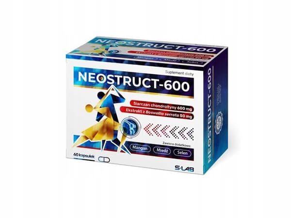 NEOSTRUCT-600 kondroitinsulfat FÖR LEDER S-Lab 60 kapslar