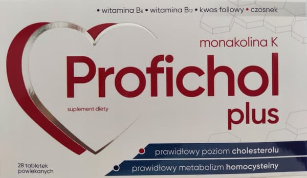 Profichol plus monakolin K-kolesterol 28 tabletter