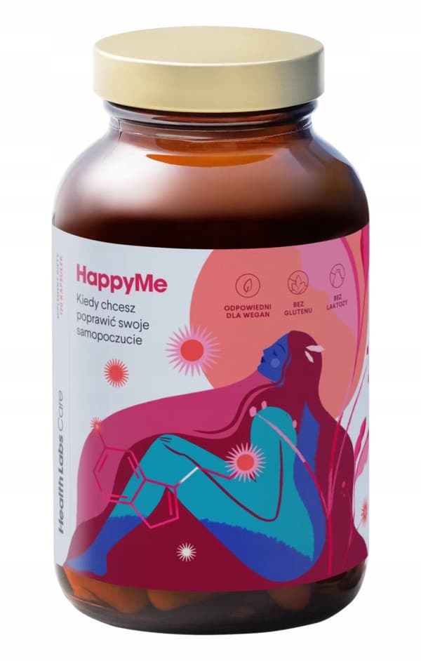Health Labs HappyMe velvære roligt humør 120 kapsler