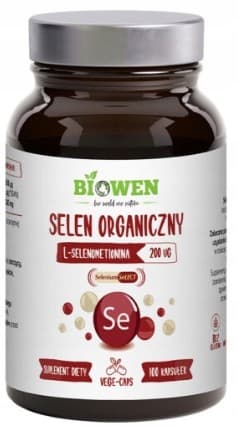 BIOWEN Selenium Organiskt sköldkörtelhår och naglar 100 kapslar